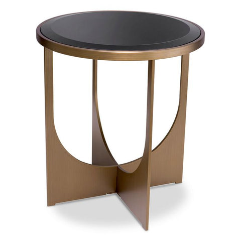 Eichholtz Art Deco Center Table with Beveled Edge Accent Table