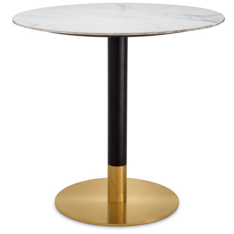Timeless Minimalist Tulip Drum Marble Dining Table