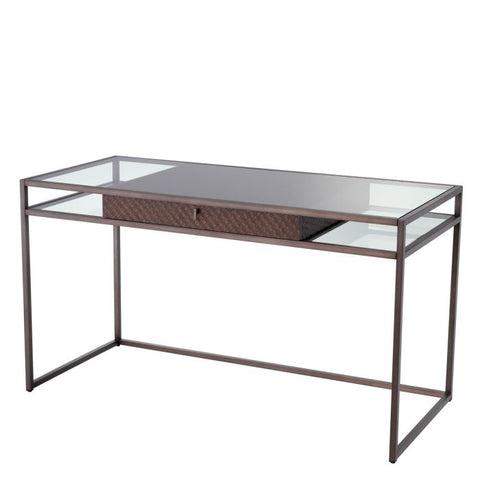 Timeless Minimalist Contemporary Writing Desk with Storage