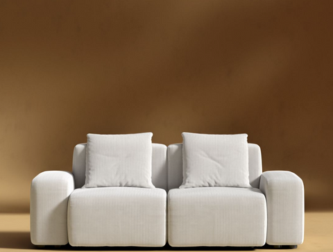 Kaye Contemporary Modular Sectional with Ergonomic Design