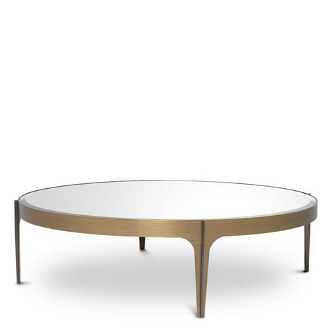 Eichholtz Timeless Minimalist Mid Century Round Coffee Table
