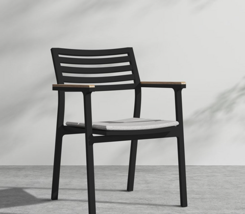 Linnea Soft Scandinavian Accent Chair with Armrests