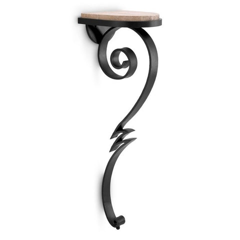 Decorating Essentials Contemporary Half Moon Pedestal Stand