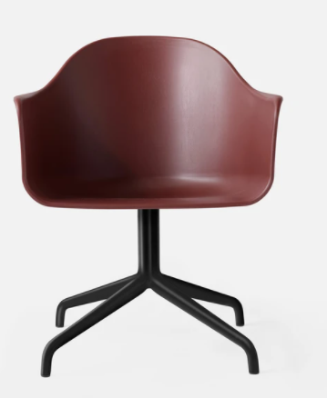 Timeless Minimalist Modern High Back Armchair with Slope Arms