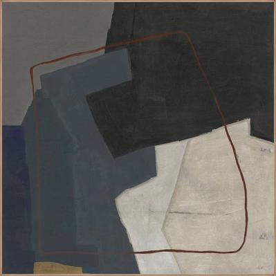 Moonwalk I Abstract Print Framed Wall Art