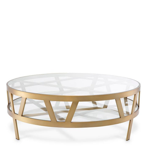 Eichholtz Timeless Minimalist Round Frame Coffee Table