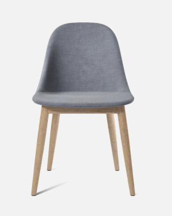 Timeless Minimalist Parsons Oak Dining Side Chair