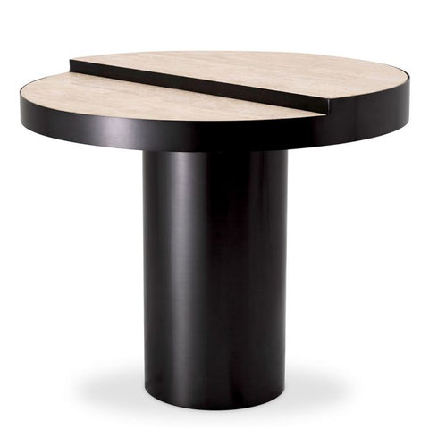 Eichholtz Timeless Minimalist Drum Center Table Modern Accent Table