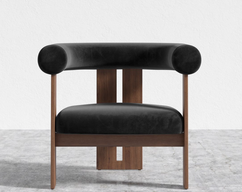 Tola Timeless Minimalist Modern Barrel Lounge Chair