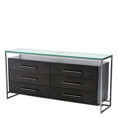 Durand Minimalist Double Dresser with Matte Finish