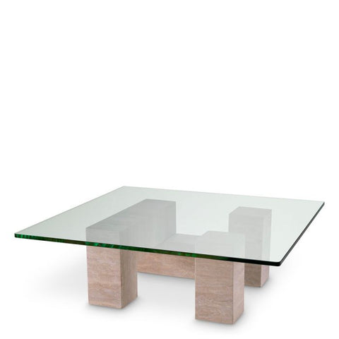 Eichholtz Timeless Minimalist Modern Square Coffee Table