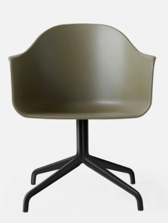 Timeless Minimalist High Back Armless Barrel Armchair