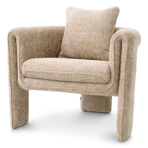 Timeless Minimalist Modern Barrel Accent Chair