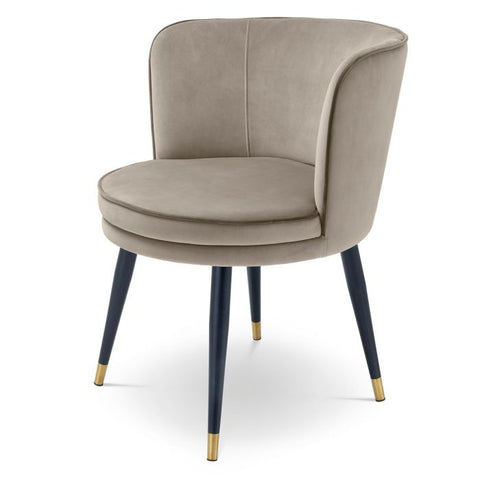 Timeless Minimalist Barrel Dining Armchair with Tapered Legs
