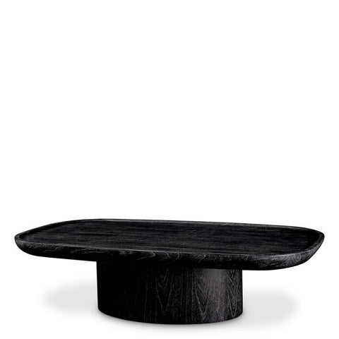Eichholtz Timeless Minimalist Curved Drum Coffee Table