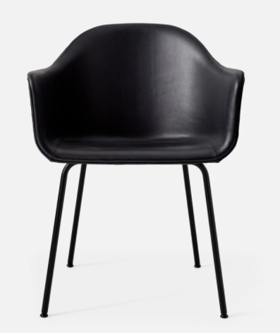 Timeless Minimalist Modern Upholstered Barrel Dining Armchair