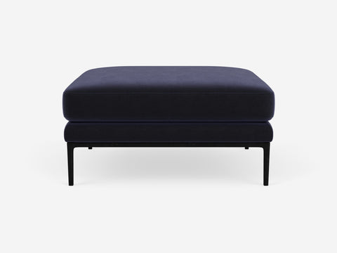 Timeless Minimalist Pouf Ottoman Upholstered Modern Design
