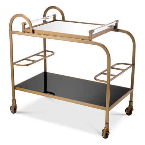 Montreuil Art Deco Bar Cart for Modern Storage