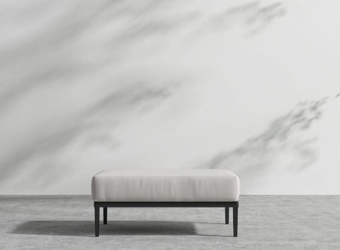 Francis Modern Cocktail Ottoman for Outdoor Living