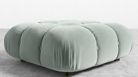 Belia Timeless Minimalist Tufted Pouf Ottoman