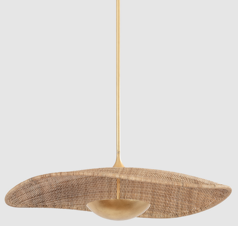 Shiloh Accent Organic Modern Handcrafted Pendant Light