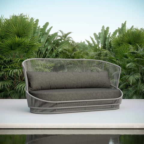 Lawn and Garden Coastal Chenille Upholstered Outdoor Furniture