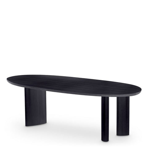 Timeless Minimalist Modern Oval Dining Table
