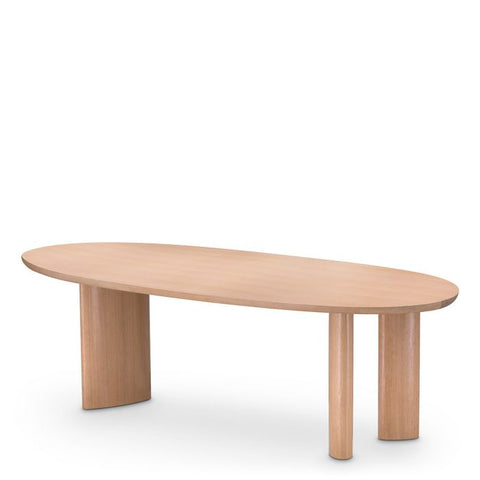 Eichholtz Timeless Minimalist Oval Dining Table