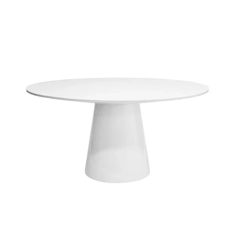 Hamilton Tulip Dining Table with Drum Base for Minimalist Dining