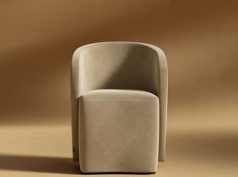 Aulus Dune Timeless Minimalist Modern Dining Armchair