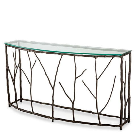 Eichholtz Nature-Driven Modernist Organic Curved Console