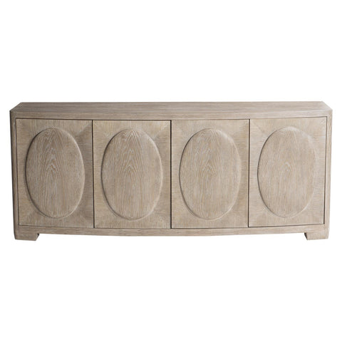 Aventura Washed Oak Buffet Cabinet for Contemporary Spaces