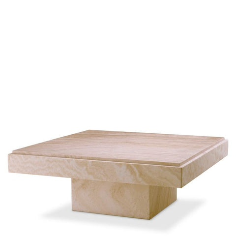 Eichholtz Timeless Minimalist Square Stone Coffee Table