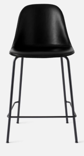 Timeless Minimalist Modern High Back Parsons Bar Stool