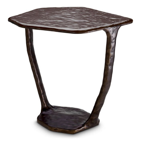 Eichholtz Space Saving Modern Hexagonal Freeform Accent Table - 18 W