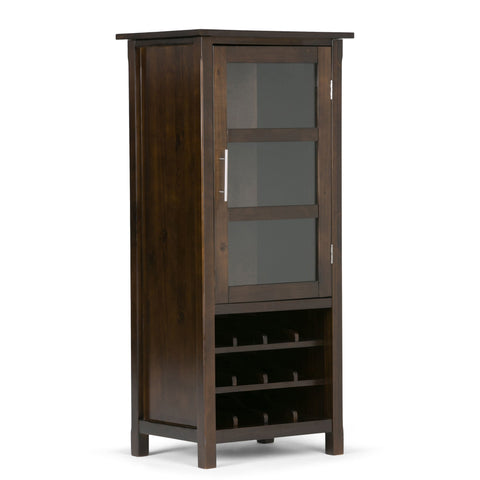 Avalon Contemporary Wine Cabinet with Pull Handles