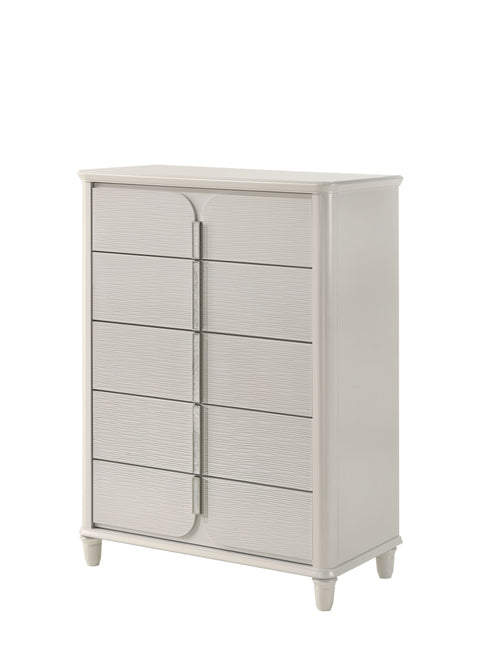 Modern Painted Drawer Chest with Pull Handles Standard Chest