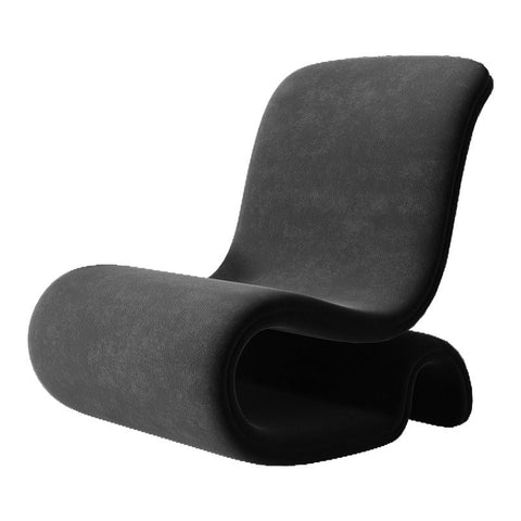 Timeless Minimalist Armless Club Cantilever Chair