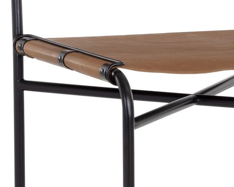 Industrial Creative Mid Century Slat Back Counter Stool