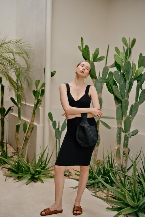 Handmade Solid Open Top Clutch