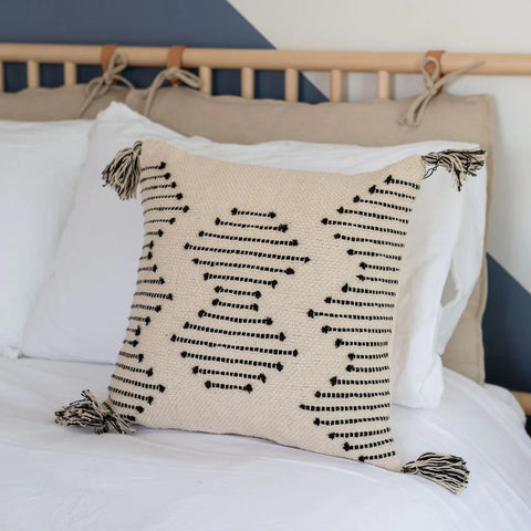 Powered by People Artful Traditionalist Bohemian Square Accent Throw Pillow - 18 x 18