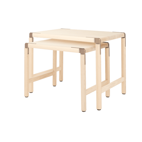 Minimalist Timeless Minimalist Space Saving Square Nesting Table
