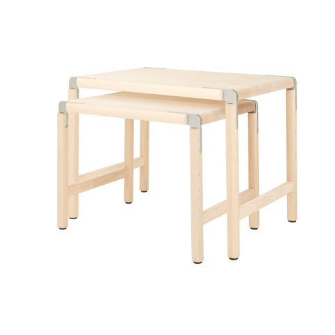 Minimalist Timeless Minimalist Space Saving Square Nesting Table