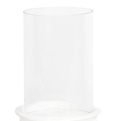 Contemporary Cylindrical Metal Hurricane for Pillar Candles