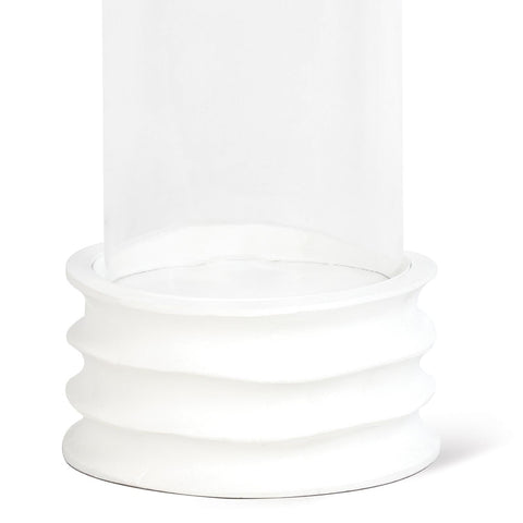 Contemporary Cylindrical Metal Hurricane for Pillar Candles