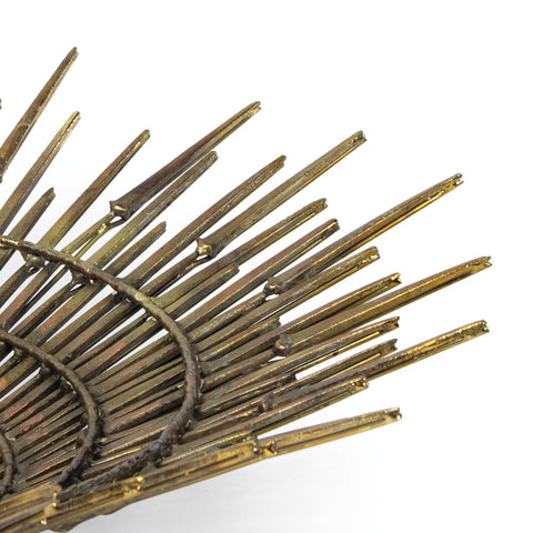 Decorating Essentials Art Deco Asymmetrical Distressed Decorative Bowl