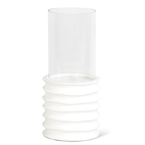 Contemporary Cylindrical Metal Hurricane for Pillar Candles