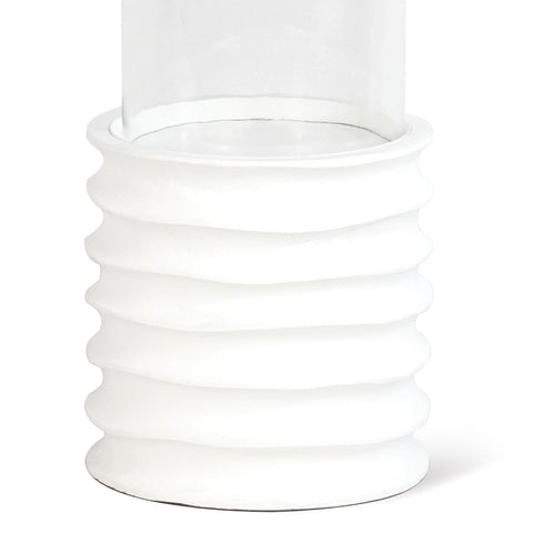 Contemporary Cylindrical Metal Hurricane for Pillar Candles