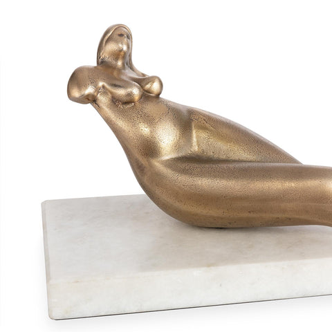 Decorating Essentials Modern Asymmetrical Brass Sculpture