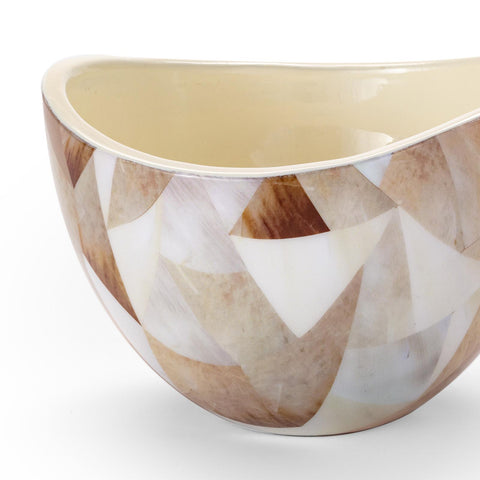 Decorating Essentials Contemporary Asymmetrical Decorative Bowl